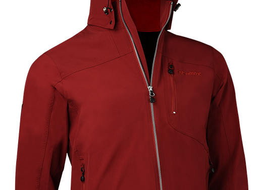 休閒機能單車外套推薦-ENERMAX X Jack Wolfskin休閒機能外套-紅色