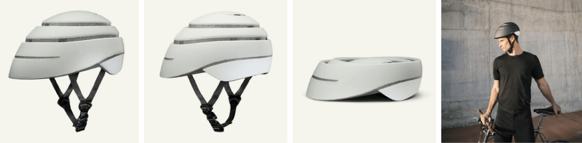 自行車安全帽推薦 - CLOSCA LOOP自行車摺疊安全帽-專利摺疊收納，百搭百變