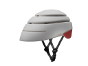 自行車安全帽推薦 - CLOSCA LOOP自行車摺疊安全帽色系:米白/酒紅